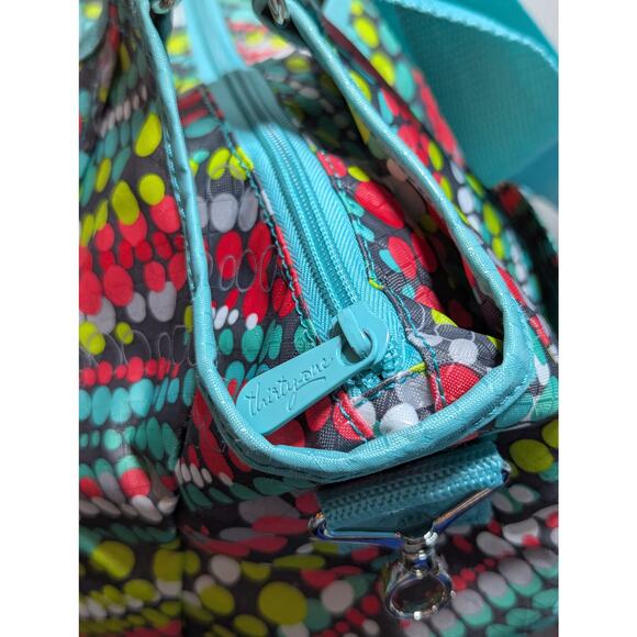 Thirty One Bright Multicolor Multi Purpose Tote Beach Baby Gym Bag - Picture 6 of 7